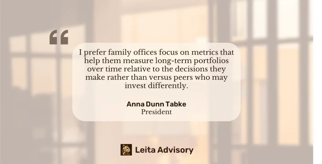 Mack Podcast Leita Quote Family Office Benchmarking
